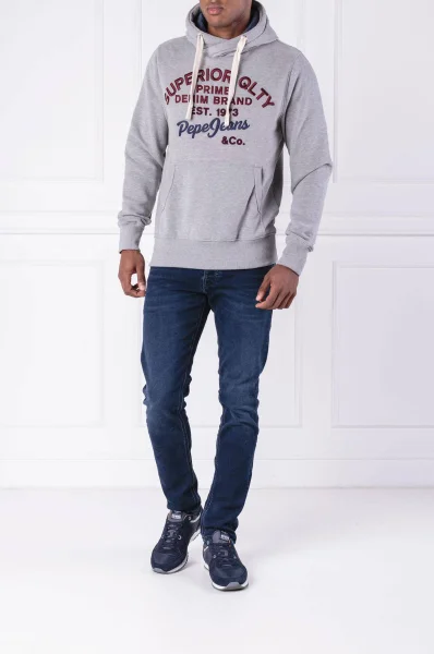 Bluza WHESLEY | Regular Fit Pepe Jeans London szary